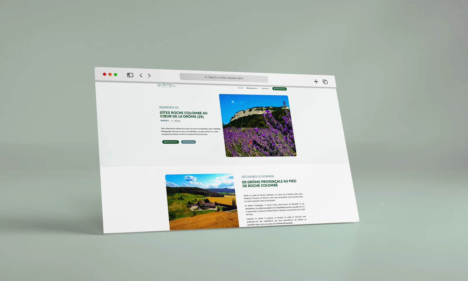 Projet Gite Roche Colombe