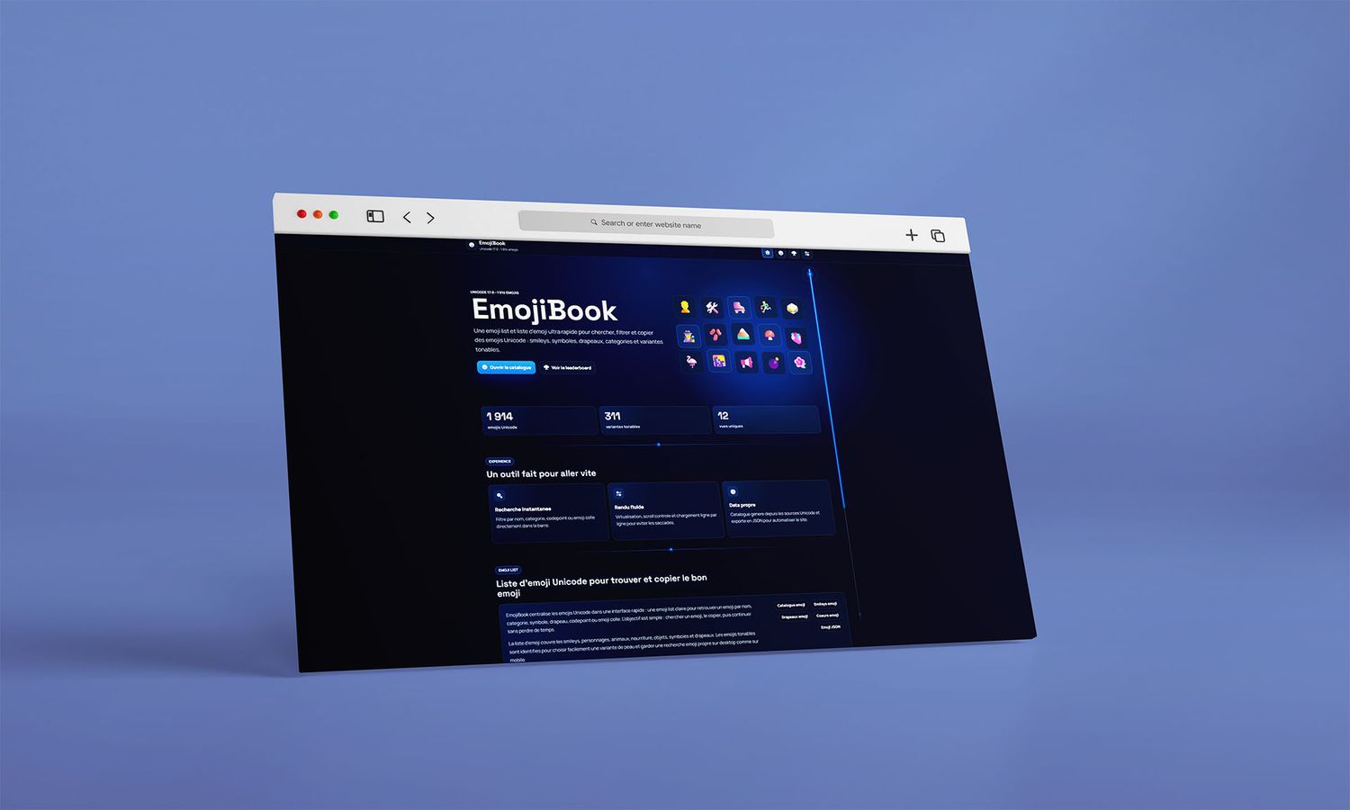 Projet Emoji Book